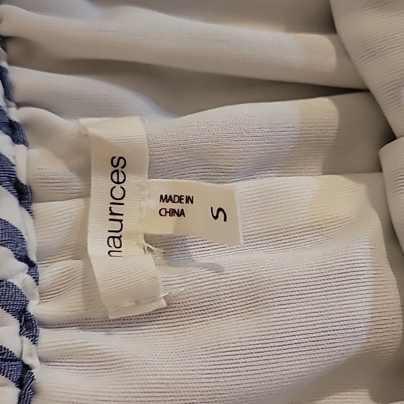 Maurices Maxi Striped Dress on or off shoulder - Picture 15 of 17